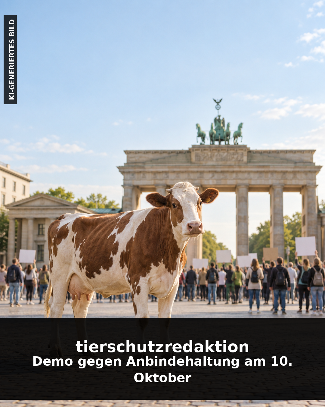 Gemeinsam für Rinder ohne Ketten: Großdemo am 10. Oktober in Berlin