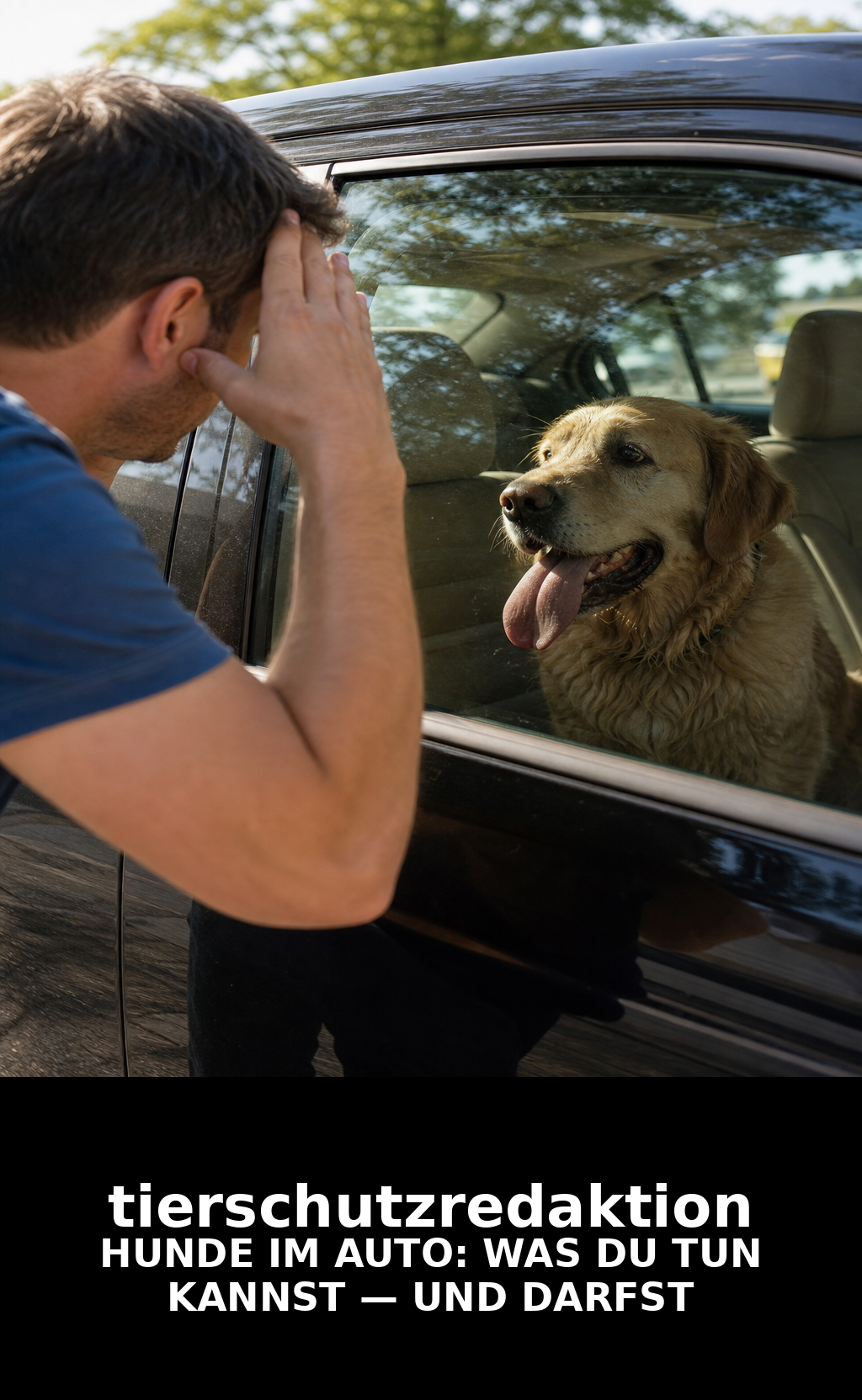 Hunde im Auto: Was du tun kannst — und darfst