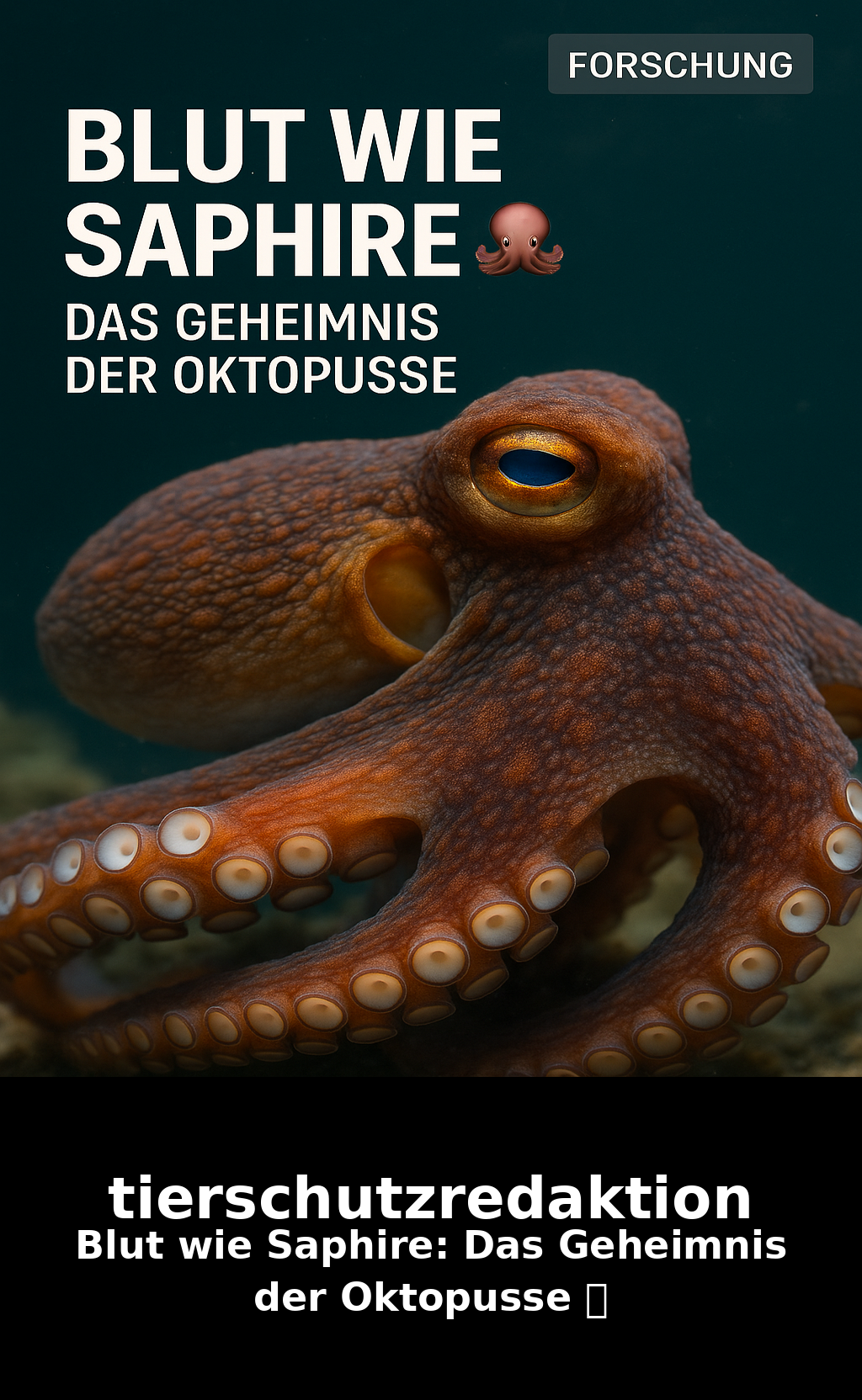 Blut wie Saphire: Das Geheimnis der Oktopusse