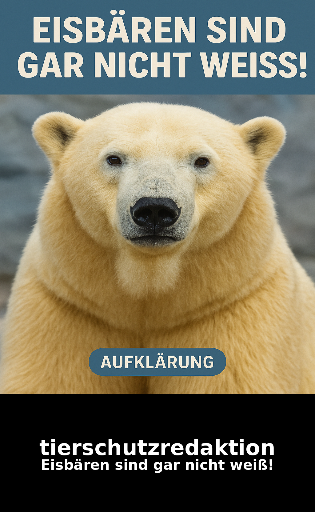 Eisbären sind gar nicht weiß!