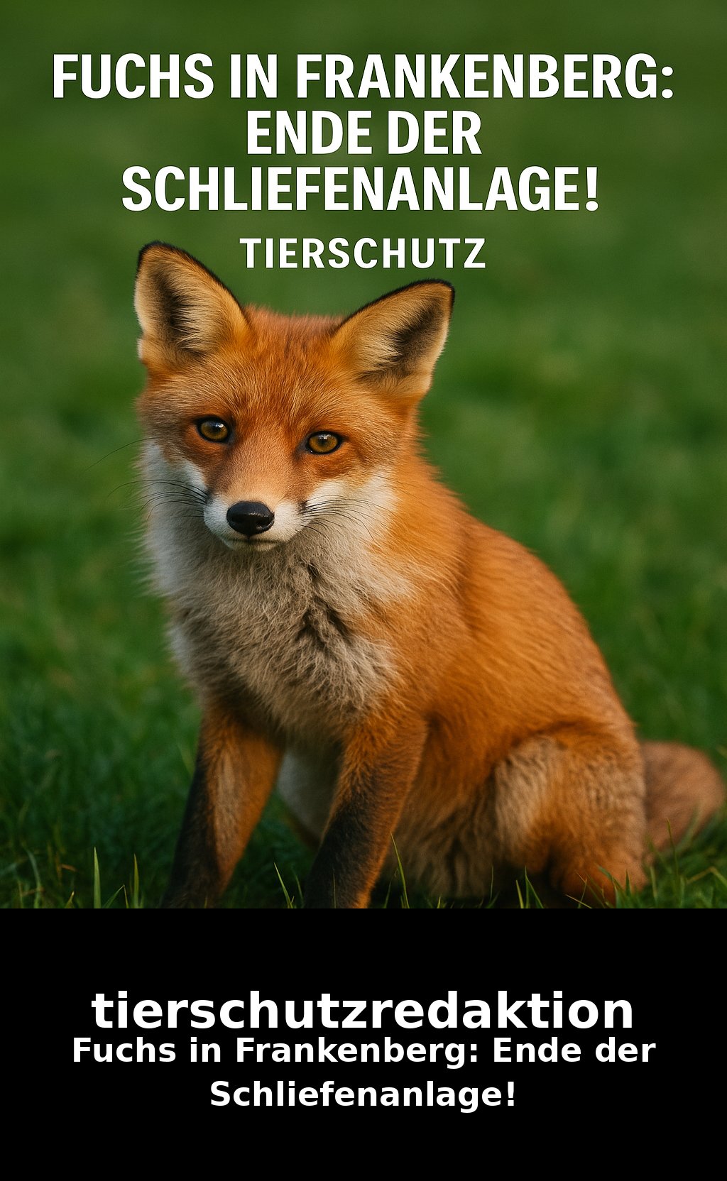 Fuchs in Frankenberg: Ende der Schliefenanlage!