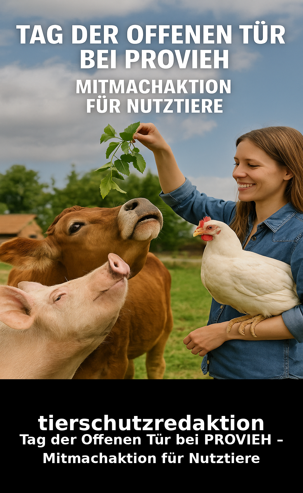 Tag der Offenen Tür bei PROVIEH – Mitmachaktion für Nutztiere