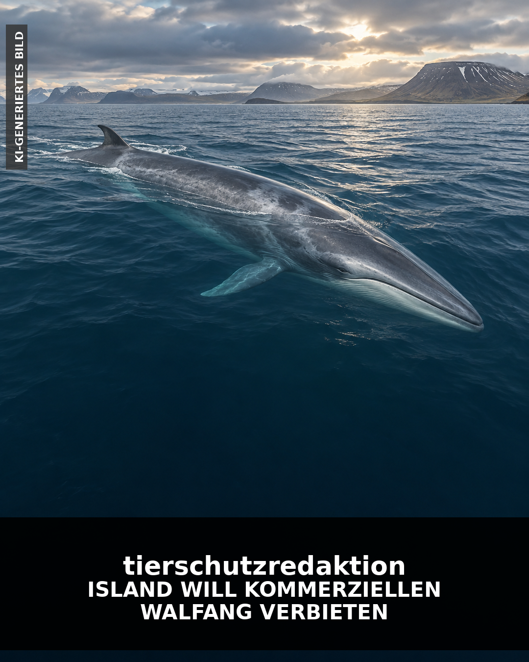 Island will kommerziellen Walfang verbieten