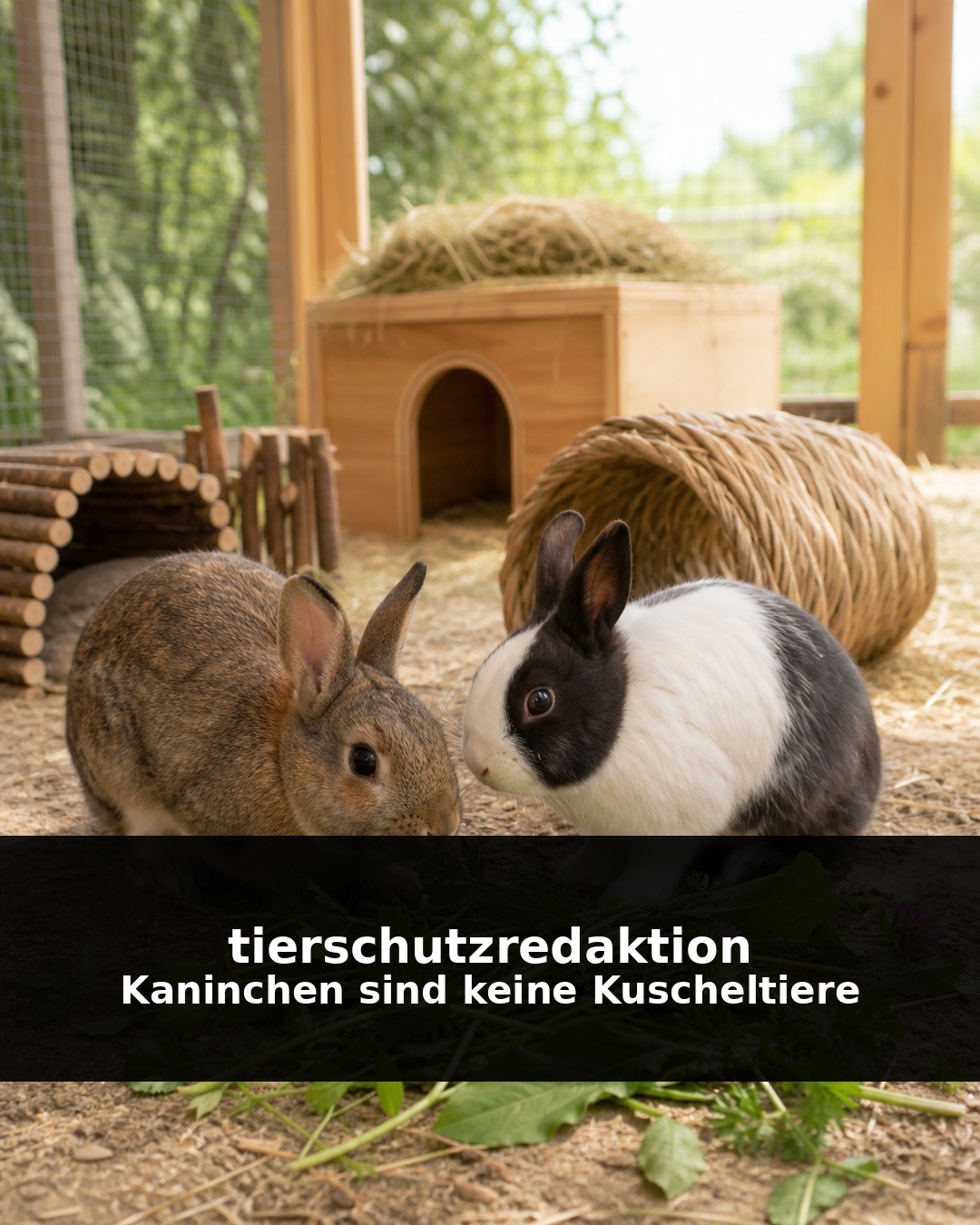 Kaninchen sind keine Kuscheltiere