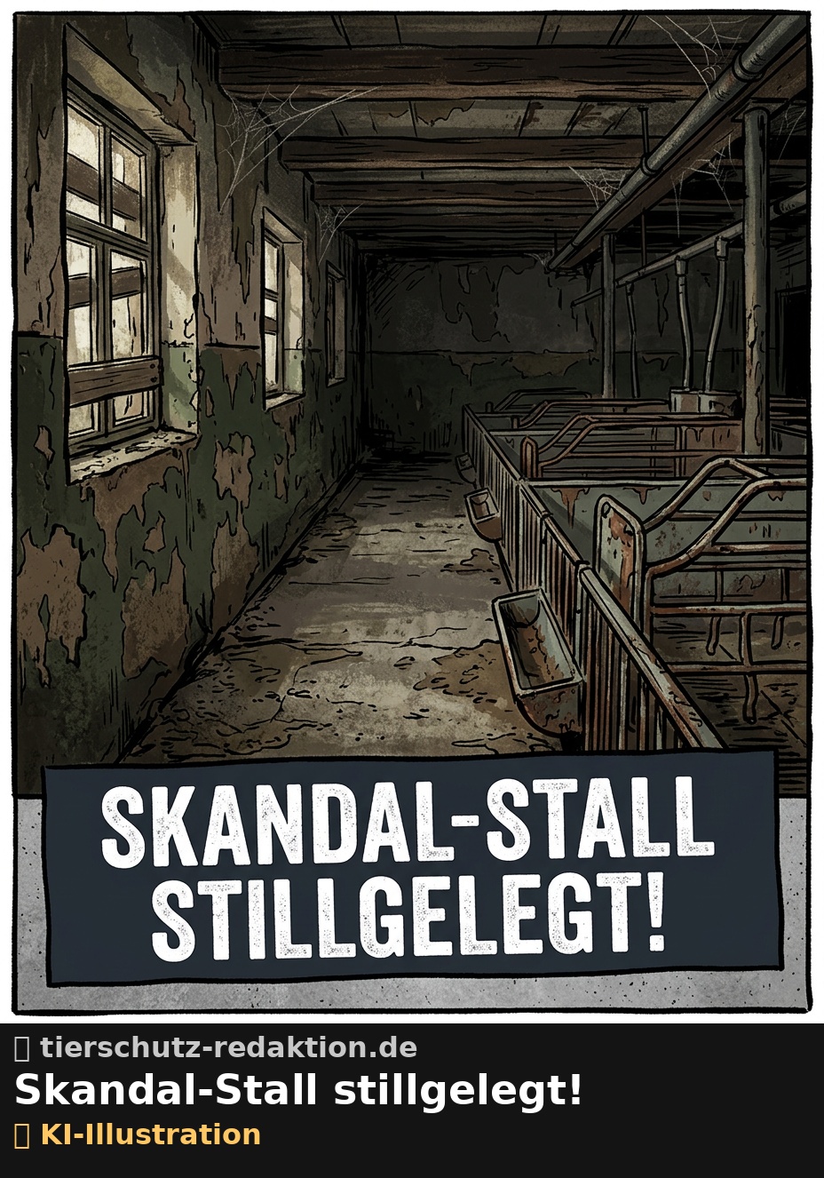 Skandal-Stall stillgelegt!