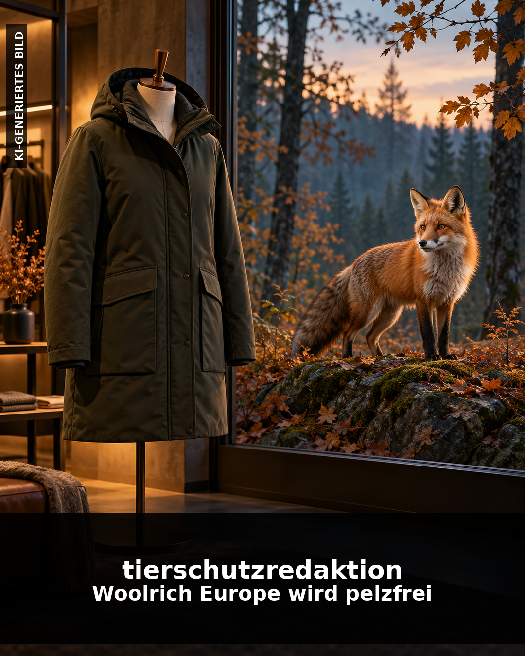 Woolrich Europe wird pelzfrei